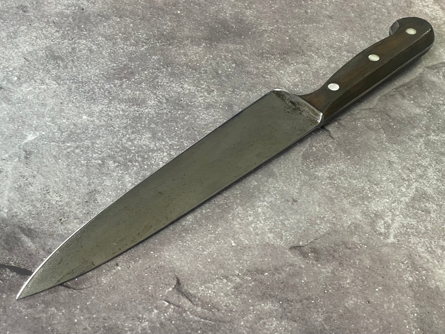 Vintage J. A. Henckles Twinworks Chef Knife 20cm Carbon Stell Made in German 🇩🇪 1618
