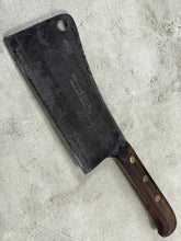 Load image into Gallery viewer, Vintage F. Dick Butcher Cleaver Knife 200mm Carbon Steel Blade Made in Germany 🇩🇪 1921
