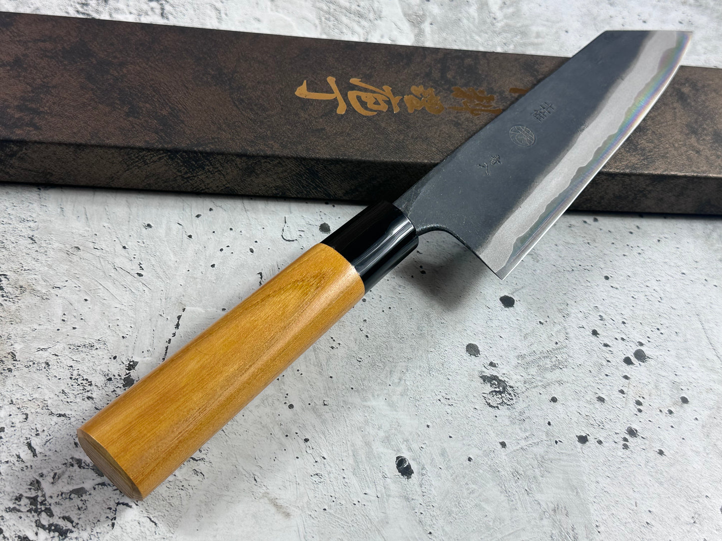 Kyohei Shindo Warikomi Blue #2 Kurouchi Bunka 170mm