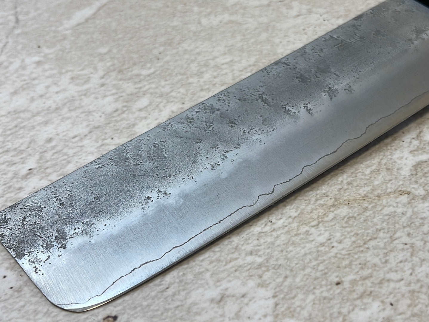 Tsunehisa G3 Nashiji Brown Nakiri 180mm - Made in Japan 🇯🇵