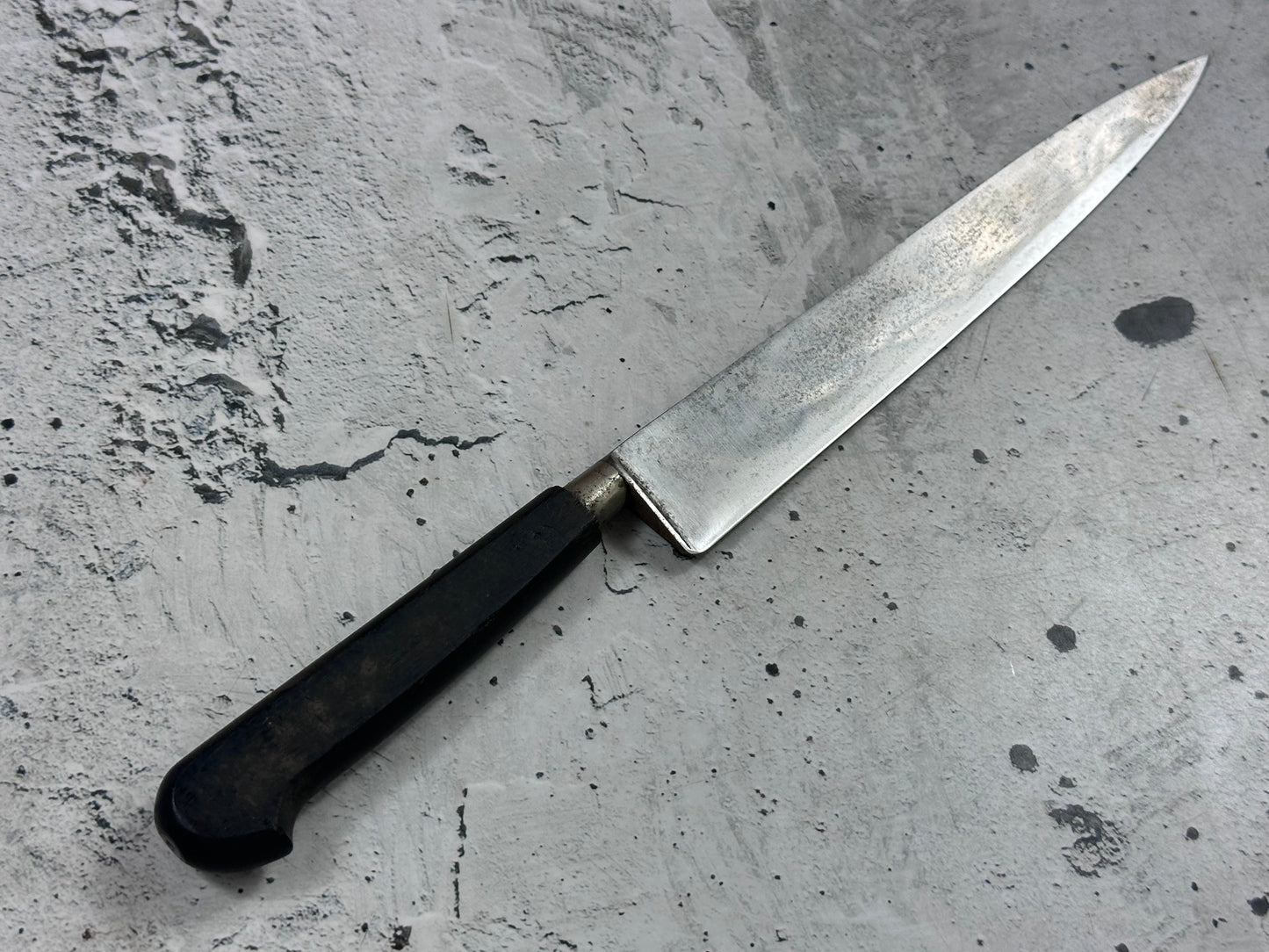 Vintage Sabatier Nogent Flexible Slicing Knife 200mm Carbon Steel 2182