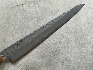 Tsunehisa Shiro White Steel & Stainless Clad Sujihiki Knife 240mm Made in Japan 🇯🇵