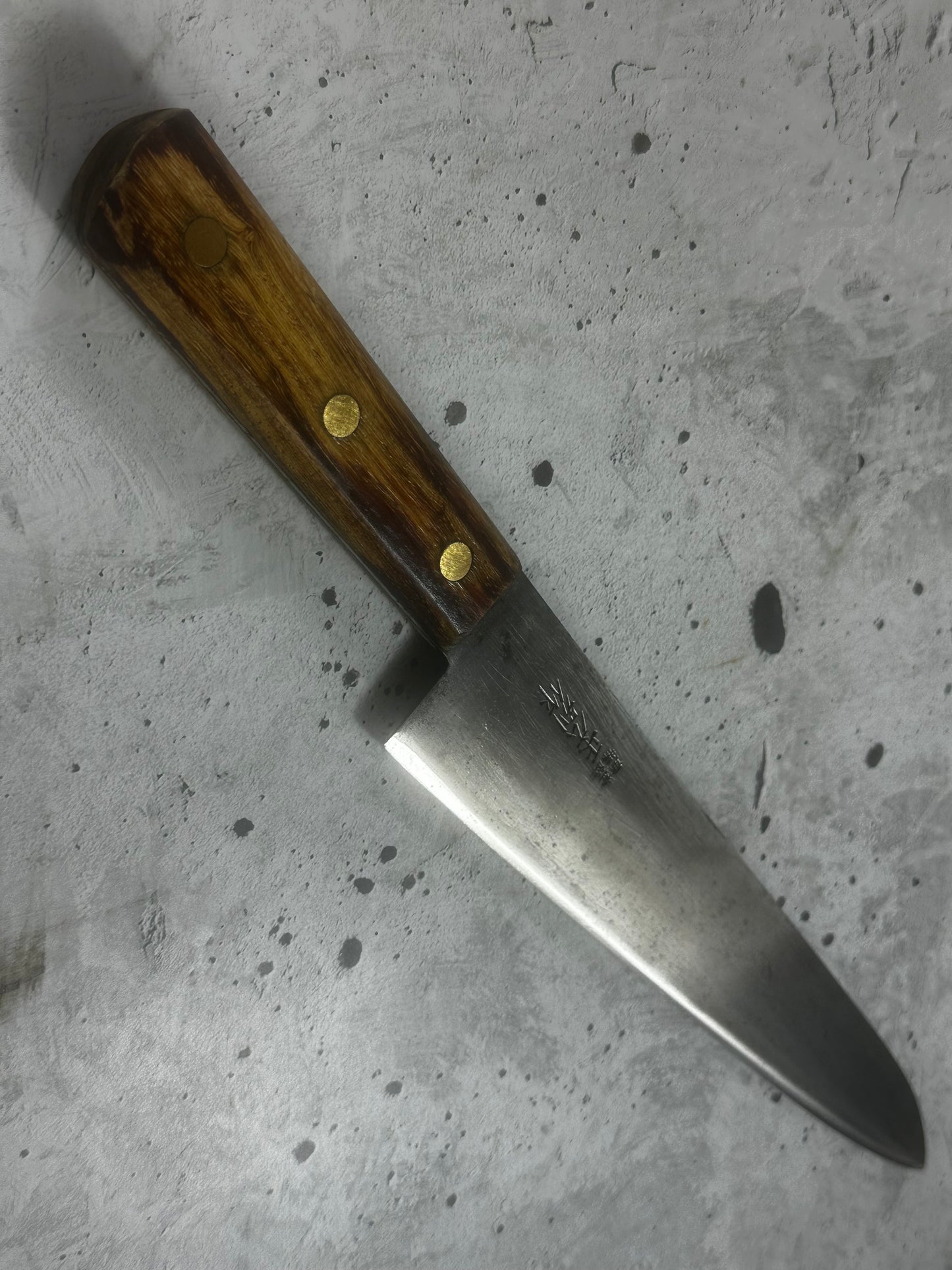 Vintage Japanese Gyuto Knife 270mm Carbon Steel  Made in Japan 2017