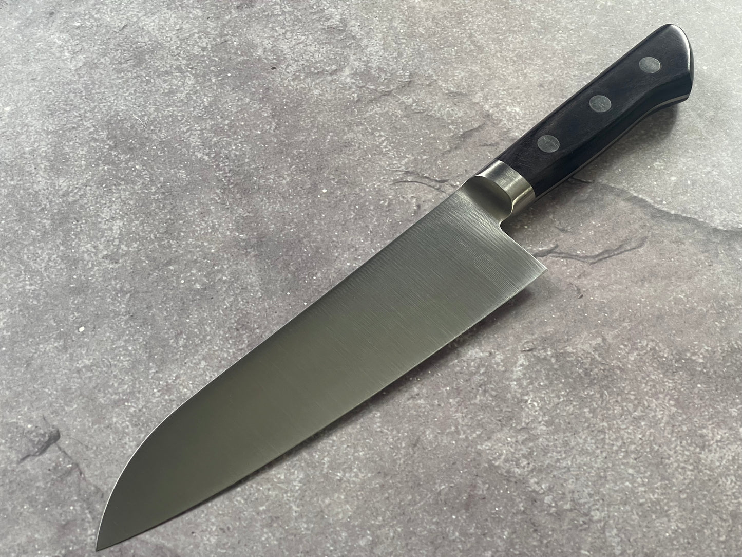 Tsunehisa AUS8 Santoku Knife 180mm Pakkawood Handle - Made in Japan