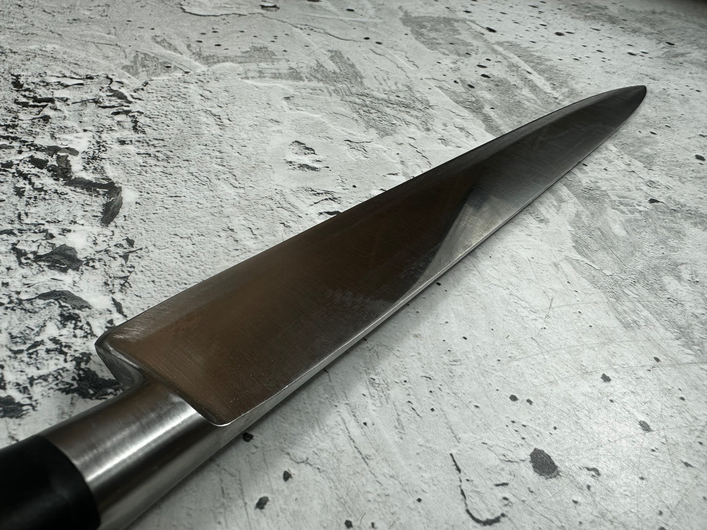 Vintage French Sabatier Slicing Knife 250mm High Carbon Steel POM Handle 2247