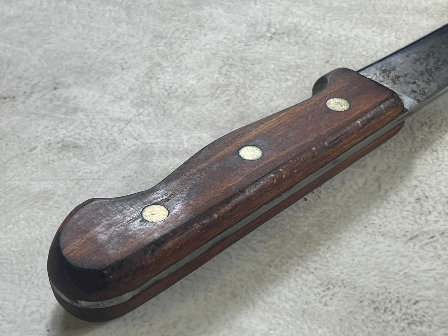 Vintage Gustav Emil Ern Butcher Machete Knife 315mm Made in Germany 🇩🇪 Cabon steel 1908