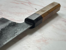 Load image into Gallery viewer, Gyuto 230mm Kurouchi Jatiwood and Rosewood Timber Handle