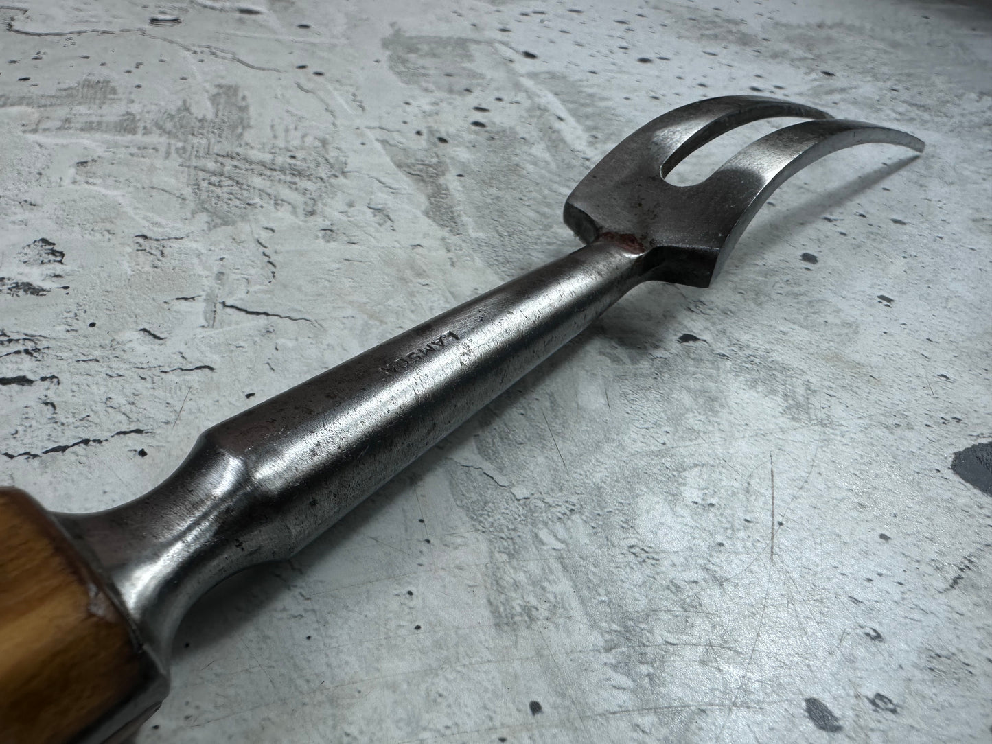 Vintage Lamson Curved Meat Fork 220mm 2109