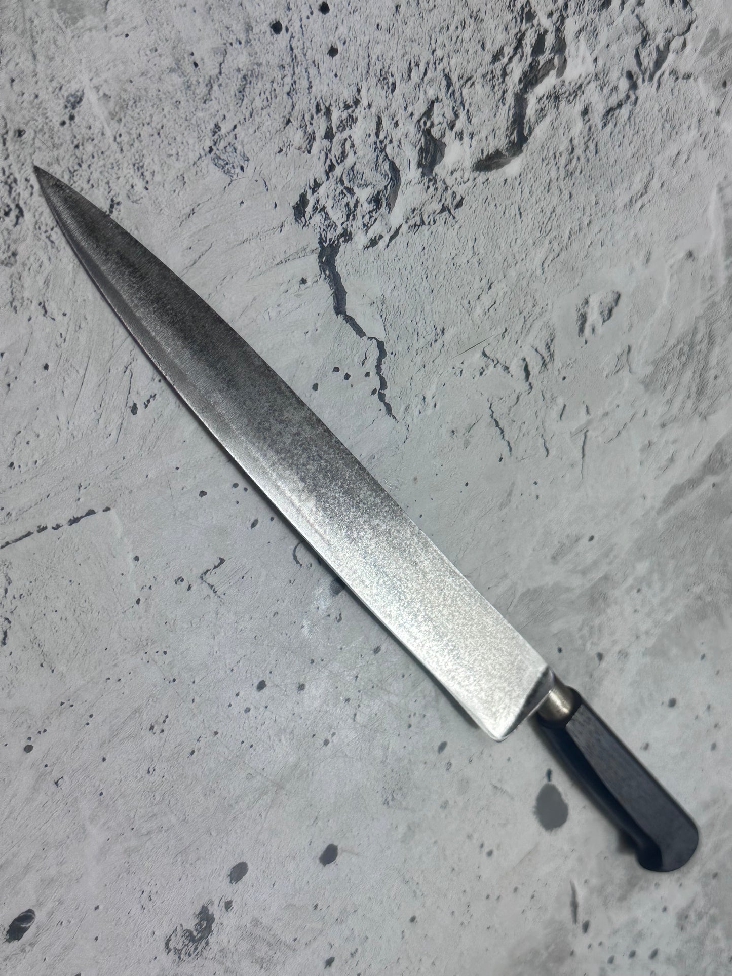 Vintage Sabatier Nogent Flexible Slicing Knife 200mm Carbon Steel 2179