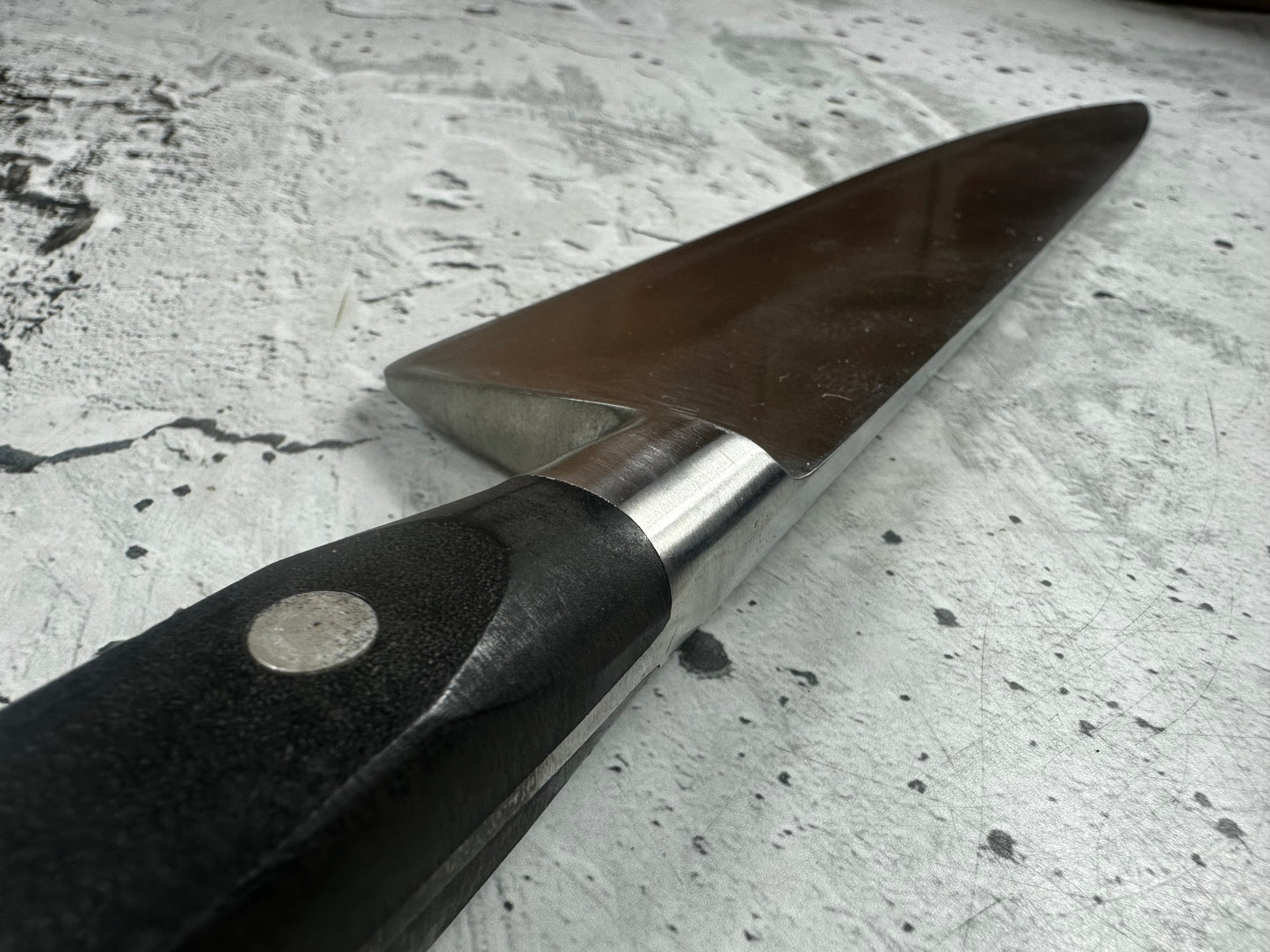 Vintage French Sabatier Chef Knife 250mm High Carbon Steel POM Handle 2246