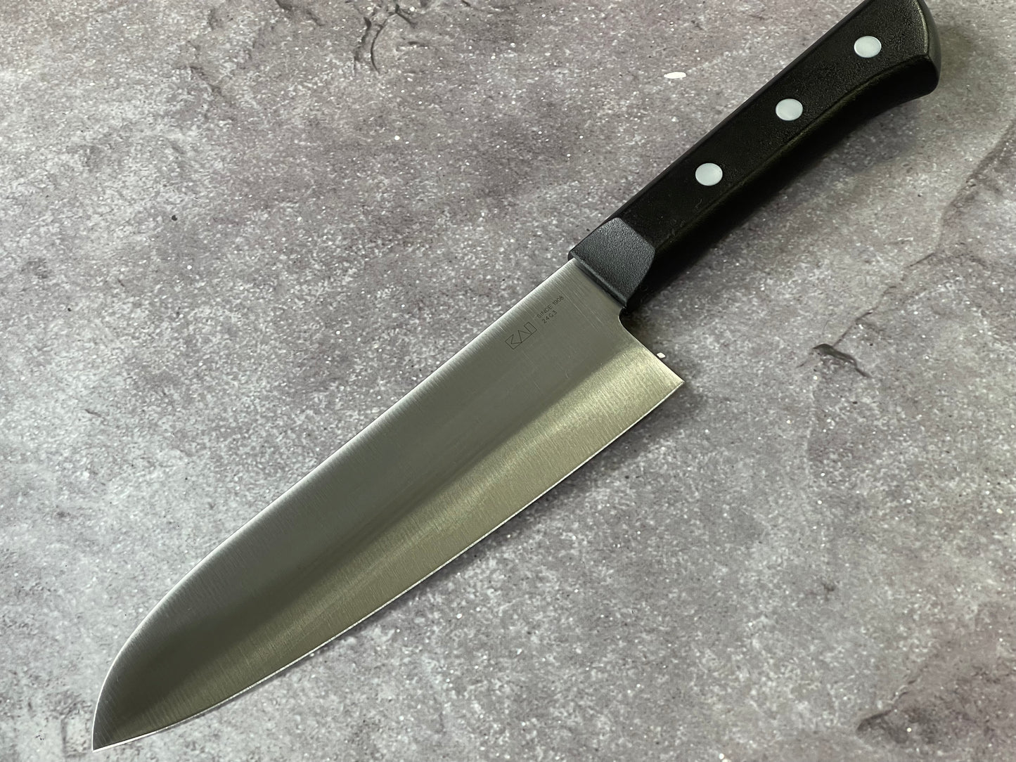 Used Sekimagoroku Santoku Knife 170mm - Stainless Steel Made In Japan 🇯🇵 1638