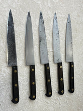 Load image into Gallery viewer, Vintage French Chef Knife Set 5x Made in France 🇫🇷 1358