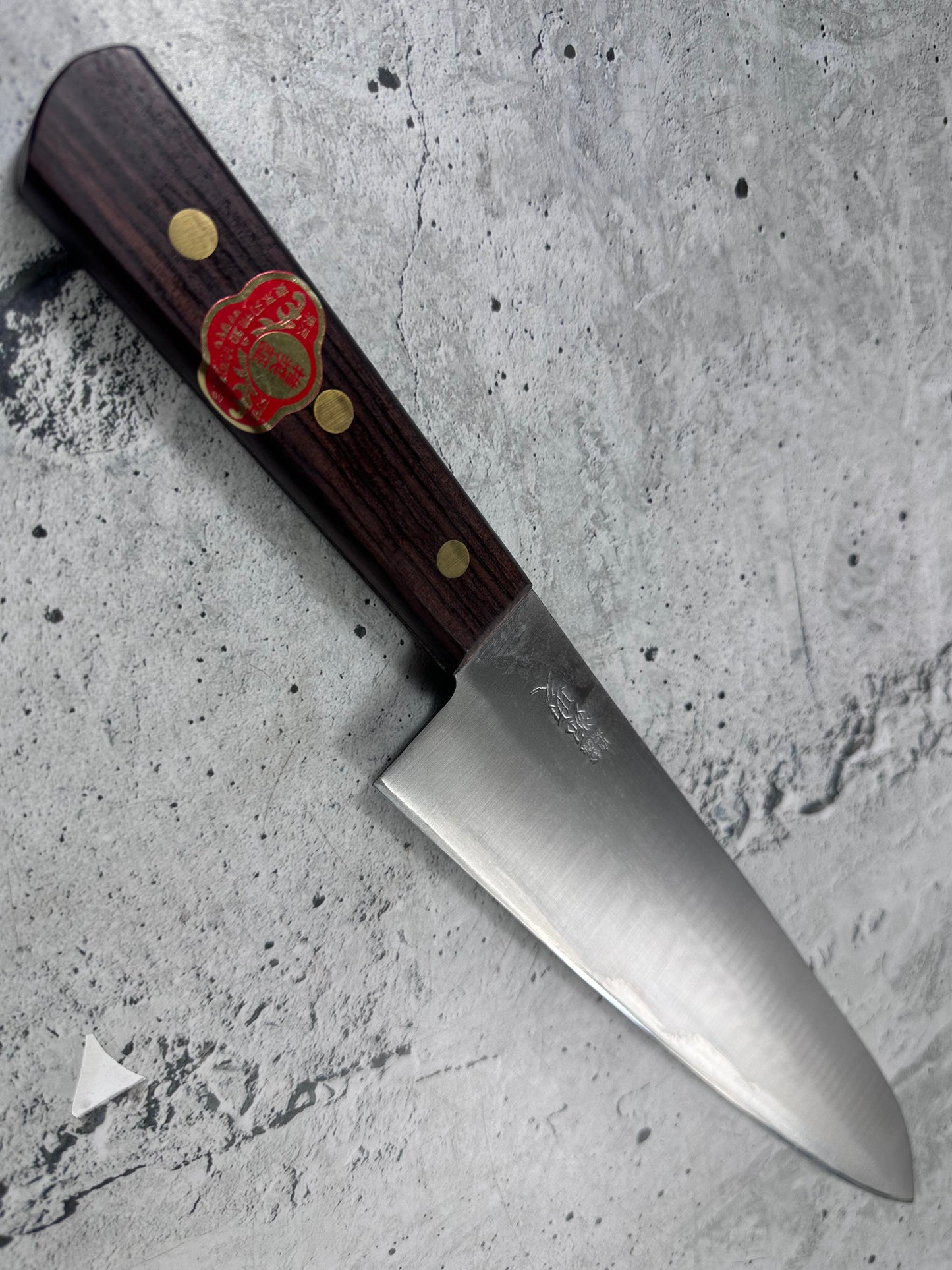 Vintage Gensukehisa Gyuto 300mm Carbon Steel Wood Handle 2239
