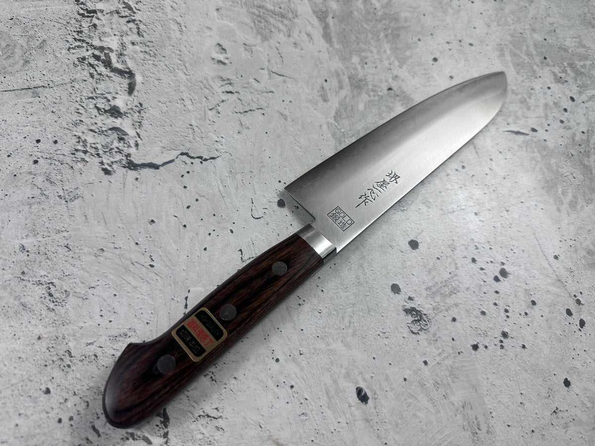 Vintage Sakai Sajiya Isshin Gyuto Knife 180mm Stainless Steel 2162