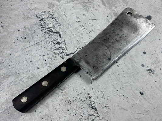 Vintage J.A. Henckels Twinworks Cleaver 180mm Carbon Steel Germany 2000