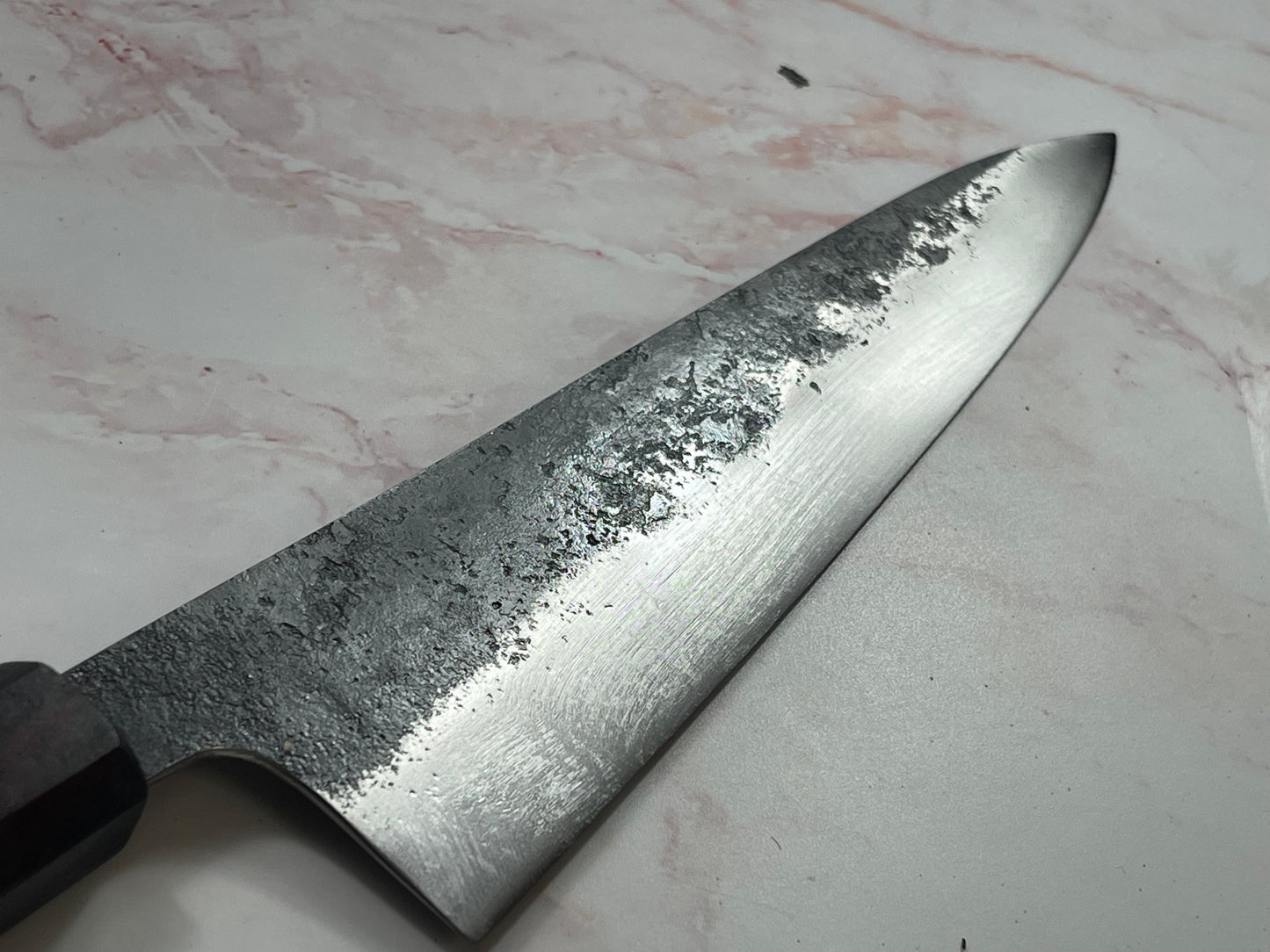 Gyuto 230mm Kurouchi Jatiwood and Rosewood Timber Handle