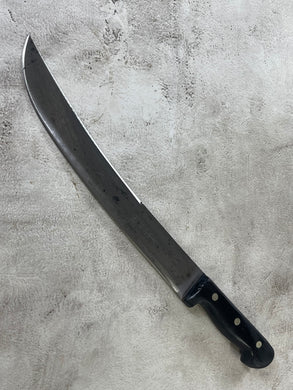 Vintage Gustav Emil Ern Butcher Machete Knife 315mm Made in Germany 🇩🇪 Cabon steel 1889