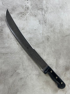 Vintage Gustav Emil Ern Butcher Machete Knife 315mm Made in Germany 🇩🇪 Cabon steel 1889