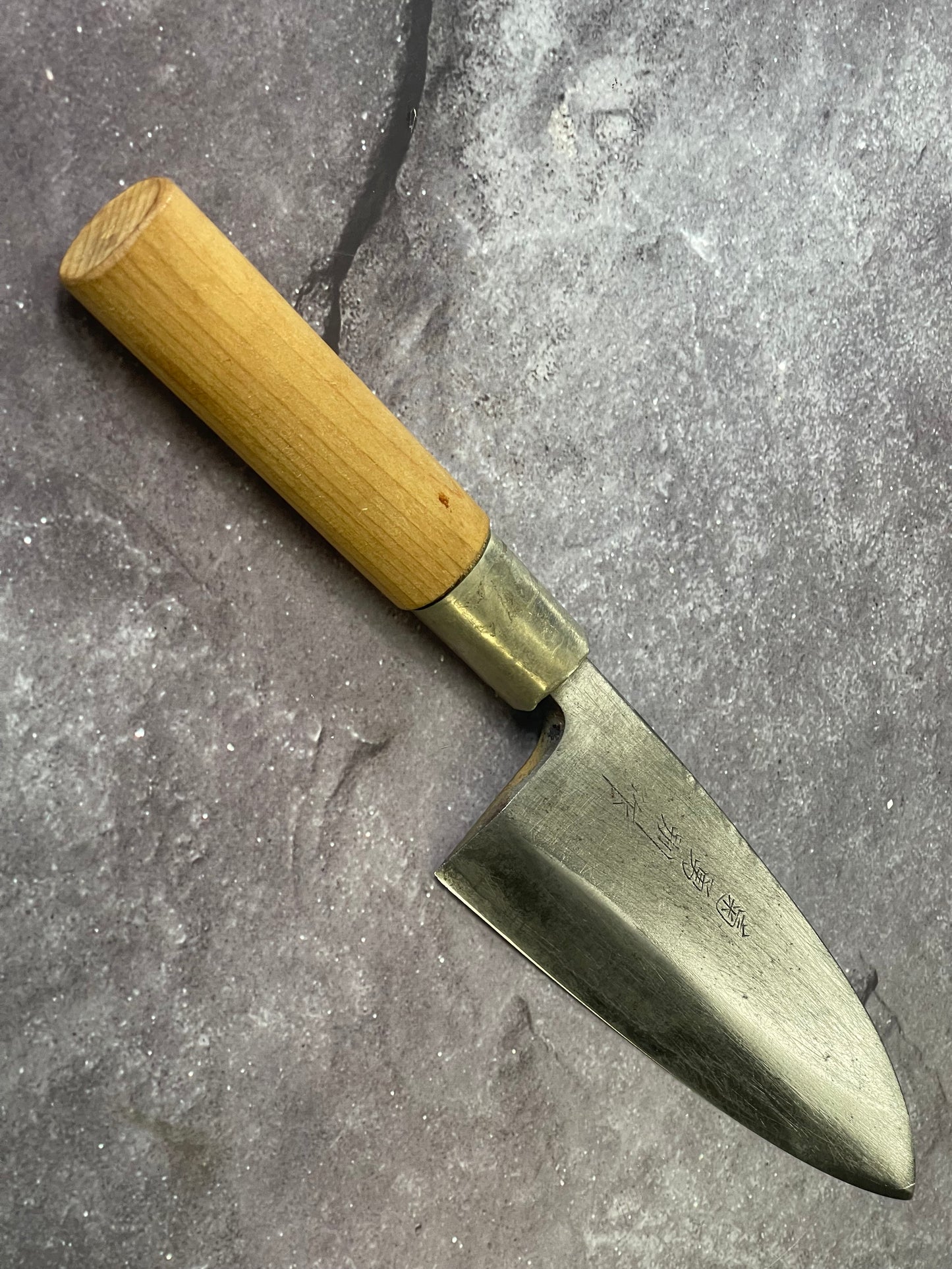 Vintage Japanese Deba Knife 170mm Made in Japan 🇯🇵 Carbon Steel 1751