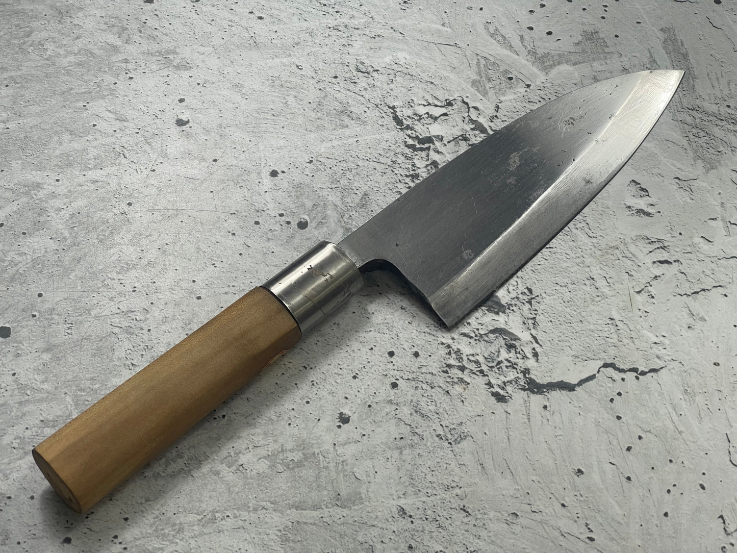 Vintage Japanese Deba Knife 150mm Made in Japan 🇯🇵 Carbon Steel 1753