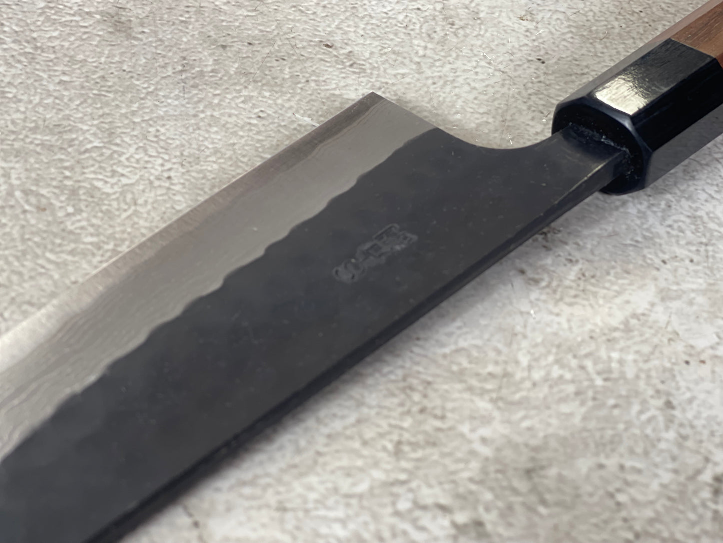 Yamamoto Black Gyuto Knife Aogami Super Steel 180mm Yamamoto  Pakkawood Handle - Made in Japan 🇯🇵