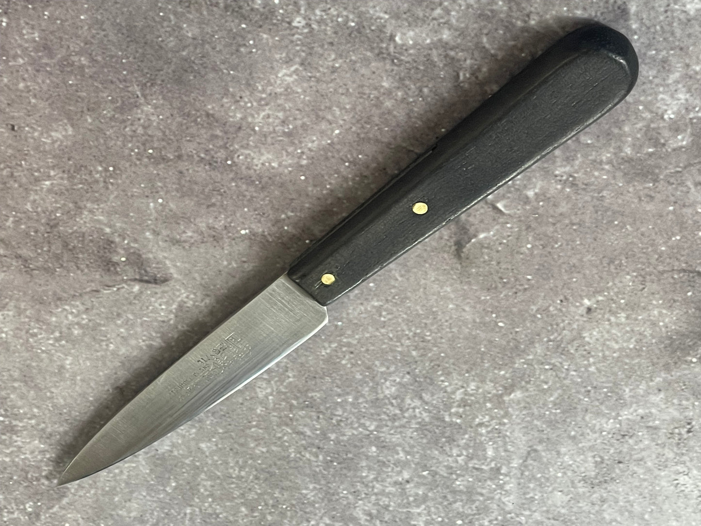 Vintage French Sabatier Trumpet - Gold Medal 1812 Paring Knife Stainless Steel Made in France 🇫🇷