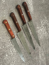 Load image into Gallery viewer, Vintage French Nogent Knives Set of 4x Inox Steel Made in France 🇫🇷 1473