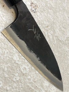 Tsunehisa Shirogami Kurochi Finish Ko-Bocho Knife 120mm - Made in Japan 🇯🇵