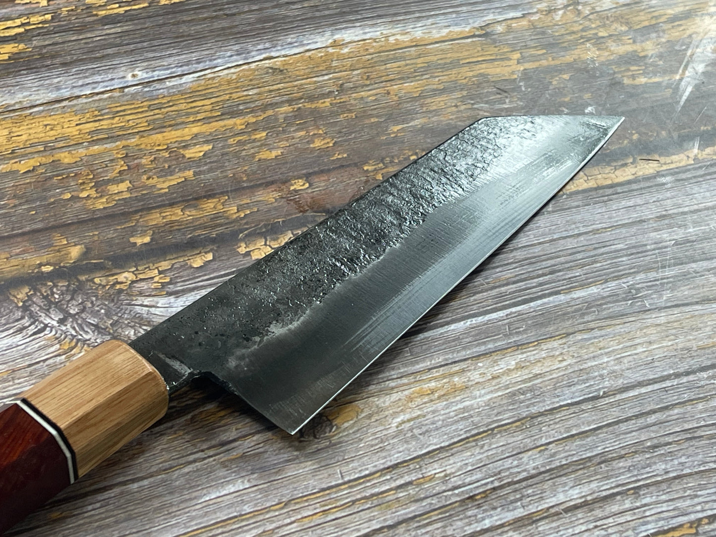 HG Blade Bunka Knife 170mm Kurouchi Finish 1084 High Carbon Steel