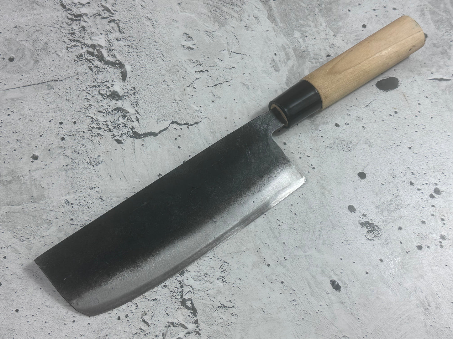 Vintage Nakiri Knife 160mm Carbon Steel Made in Japan 2026