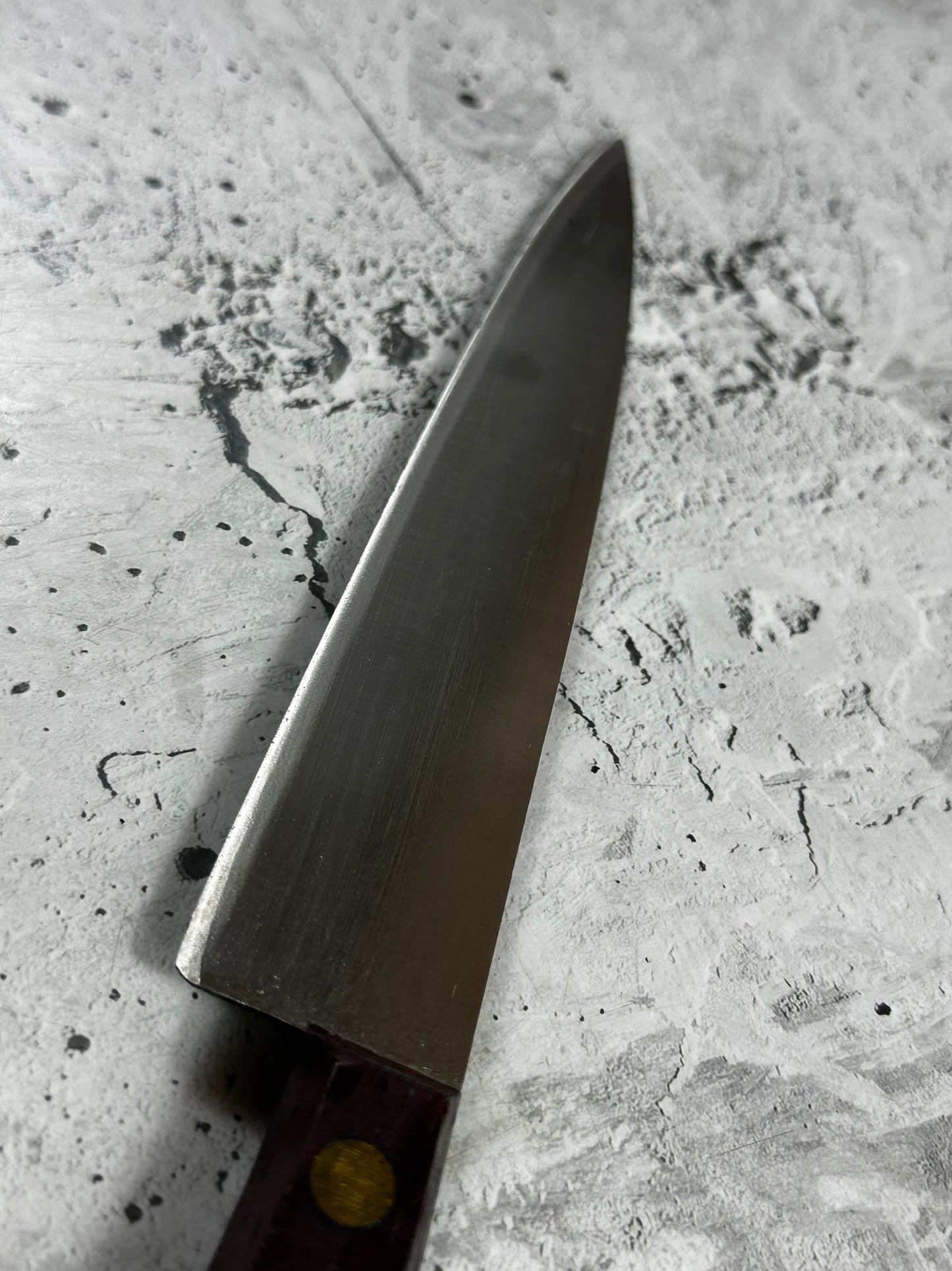 Vintage French Chef Knife 200mm High Carbon Steel Made in France 2034