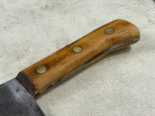 Load image into Gallery viewer, Vintage L.&amp; I. J. White Butcher Cleaver Knife 230mm Carbon Steel Blade Made in USA 1922