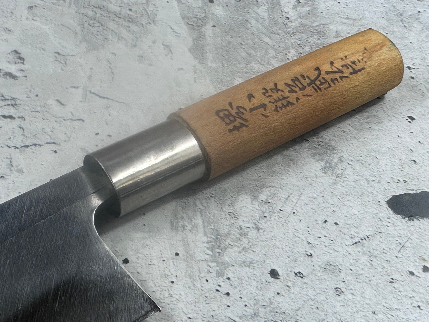 Vintage Seijiro Sakai Kokaji Takehiro Yanagiba Knife Set 2x Carbon Steel 2150