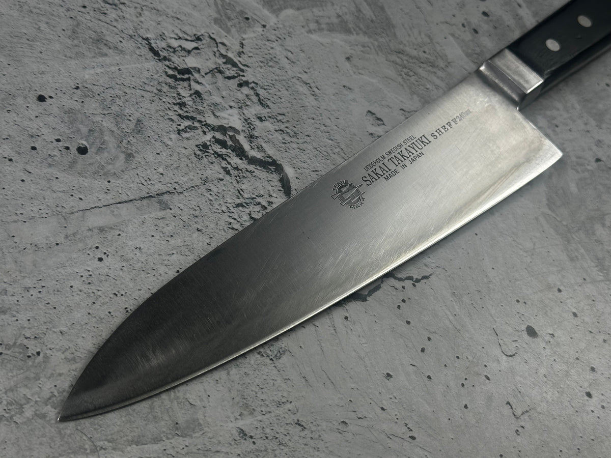 Vintage Sakai Takayuki Grand Chef Swedish Steel Gyuto 240mm 2309