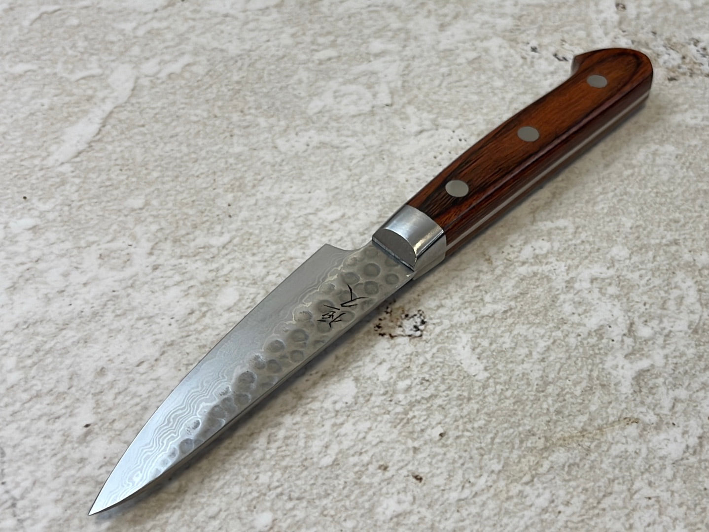 Tsunehisa VG10 Brown Pakka Petty 80mm - Made in Japan 🇯🇵
