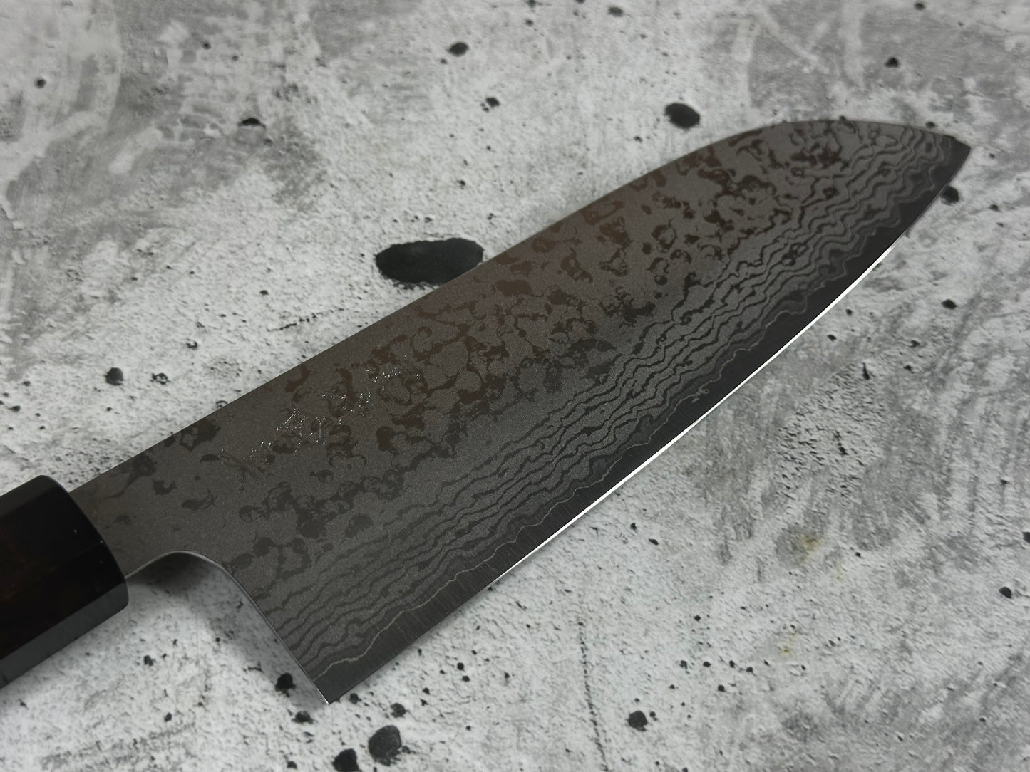 Makoto Kurosaki  VG7 Damascus  Santoku Knife 165mm