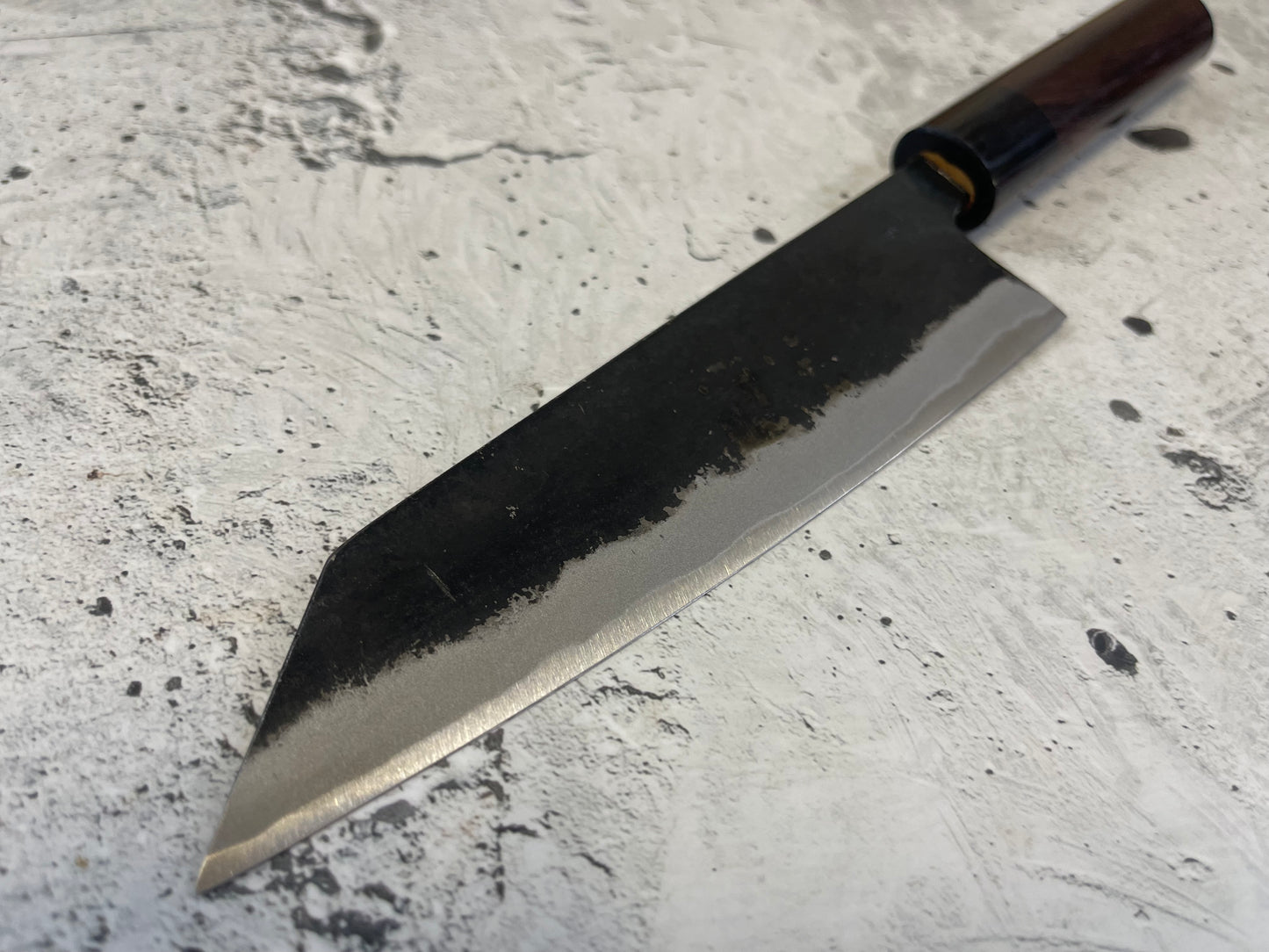 Tsunehisa Shirogami Kurochi Finish Bunka Knife 165mm - Made in Japan 🇯🇵