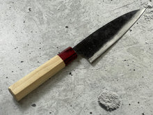 Load image into Gallery viewer, Japanese Gyuto 16.5cm Knife Carbon Steel Magnolia and Red Pakka Octagon Handle Made In Japan 🇯🇵 1543