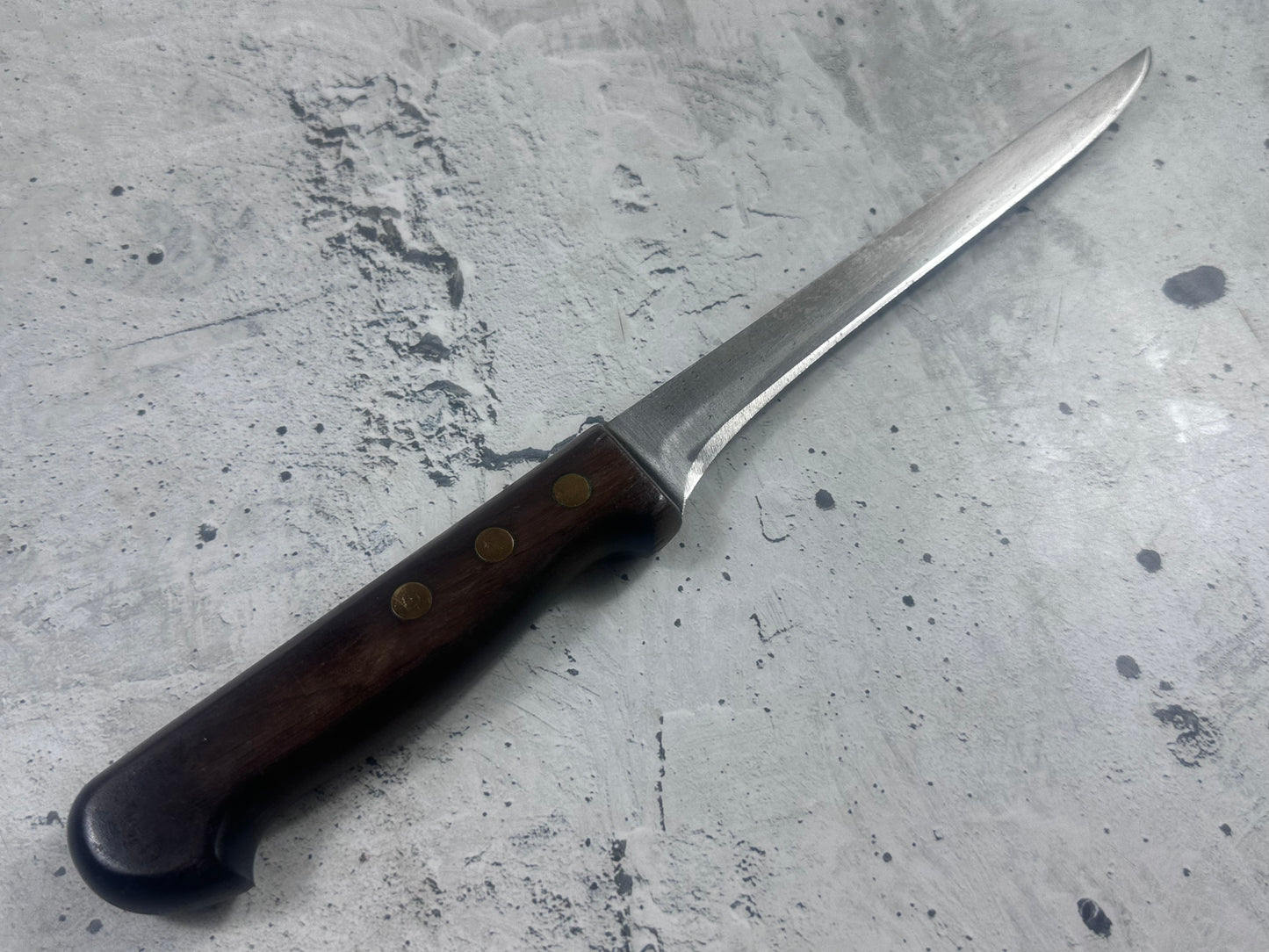 Vintage Friedr. Herder Abr. Sohn Flexible Fillet Knife 210mm Made in Germany 2113