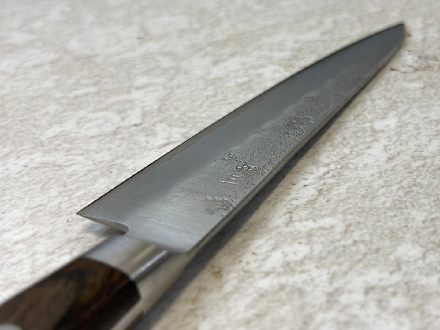Tsunehisa G3 Nashiji Brown Petty 135mm - Made in Japan 🇯🇵 With Bolster