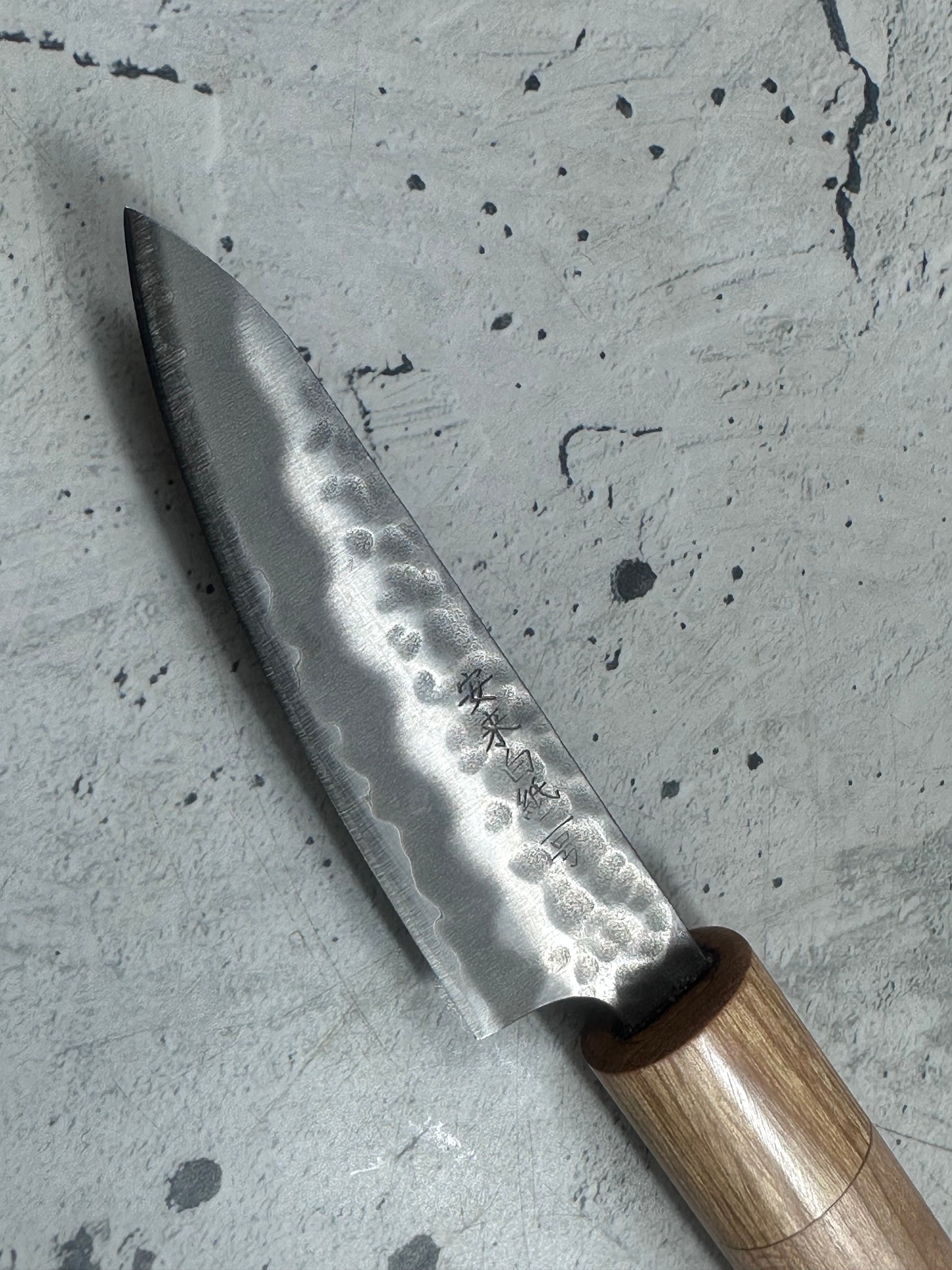 Tsunehisa Shiro White Steel & Stainless Clad Petty Knife 80mm - Made in Japan