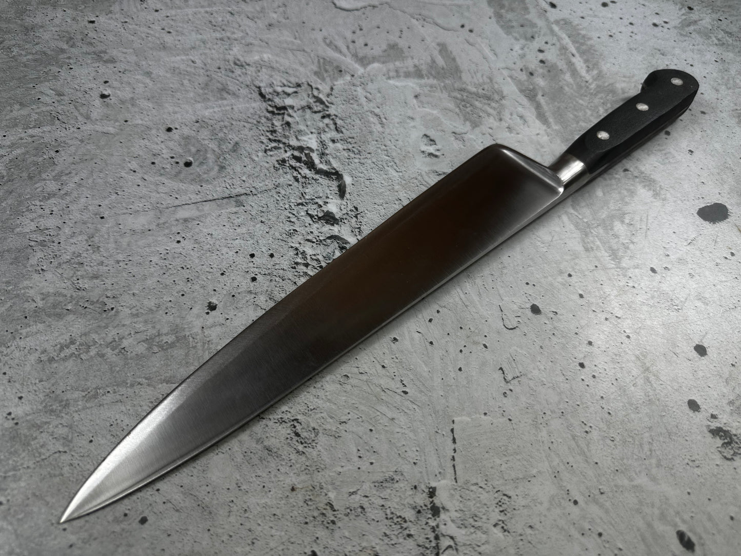 Vintage French Sabatier Chef Knife 250mm High Carbon Steel POM Handle 2246