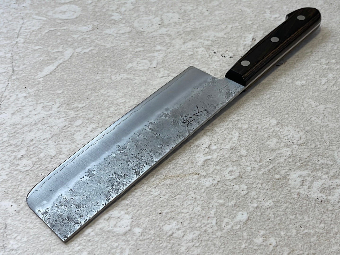 Tsunehisa G3 Nashiji Brown Nakiri 180mm - Made in Japan 🇯🇵