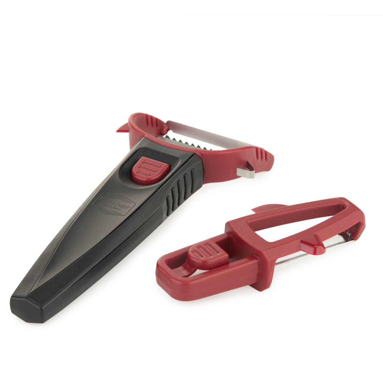 BÖRNER GERMANY Multi Peeler 3 Piece Set Red