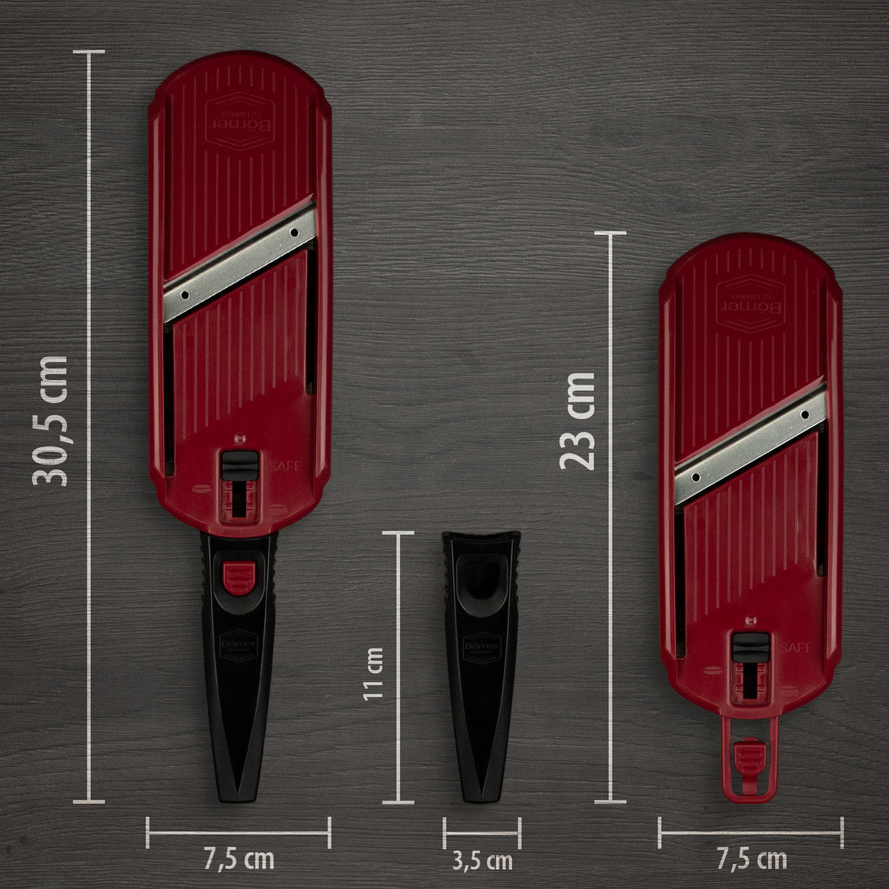BÖRNER GERMANY Multi Slicer Red