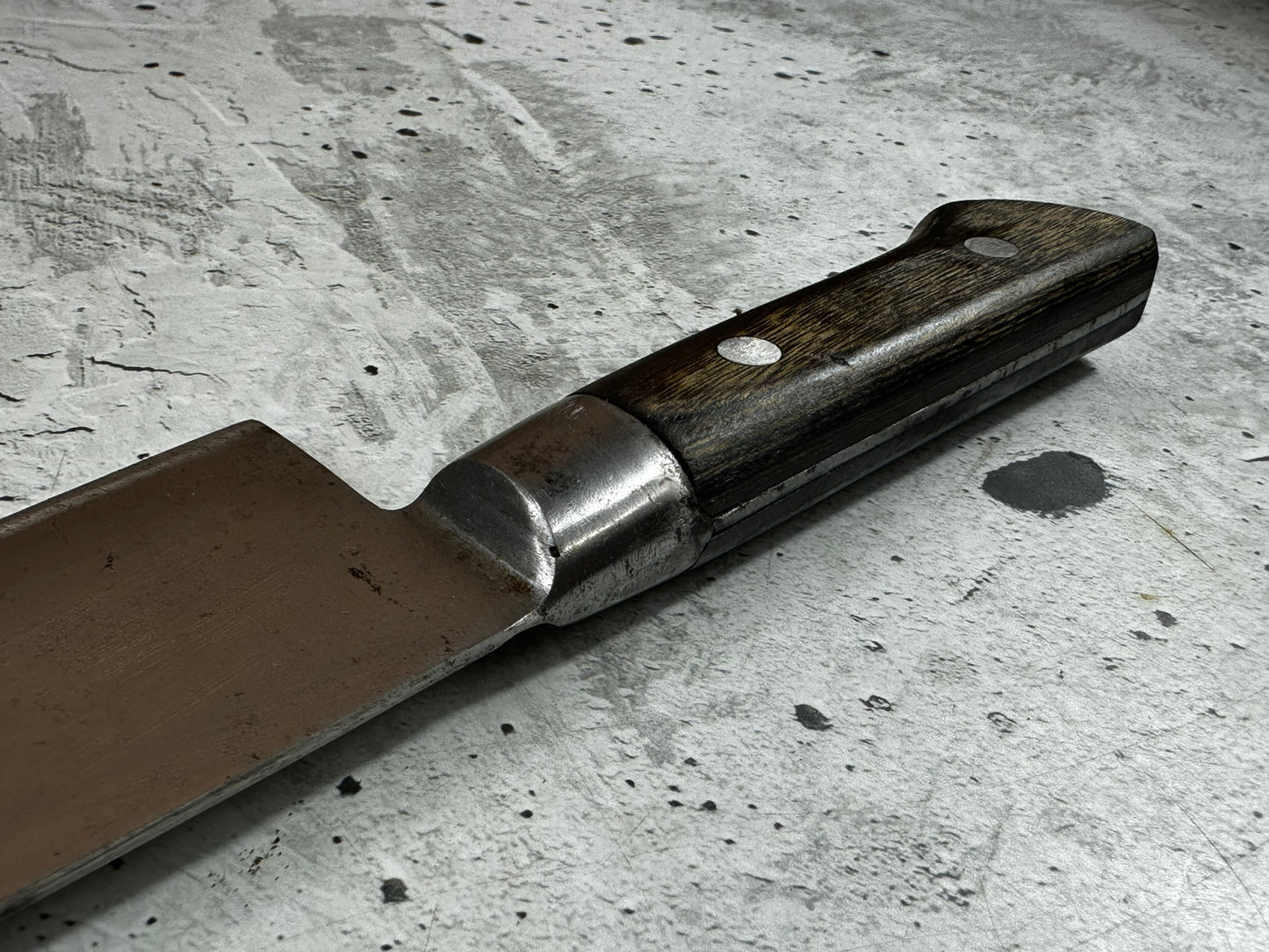 Vintage Japanese Gyuto Knife 250mm Carbon Steel  Made in Japan 2013