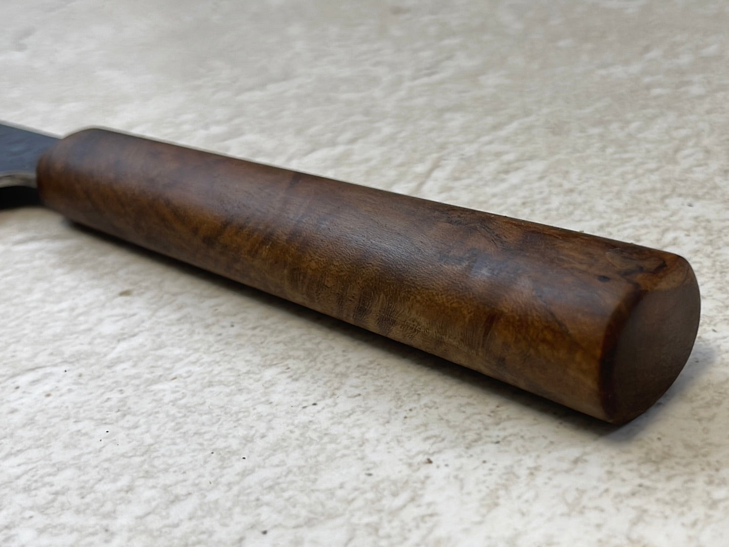 Nakiri 180mm Kurouchi Tsuchime with Jatiwood Timber Handle