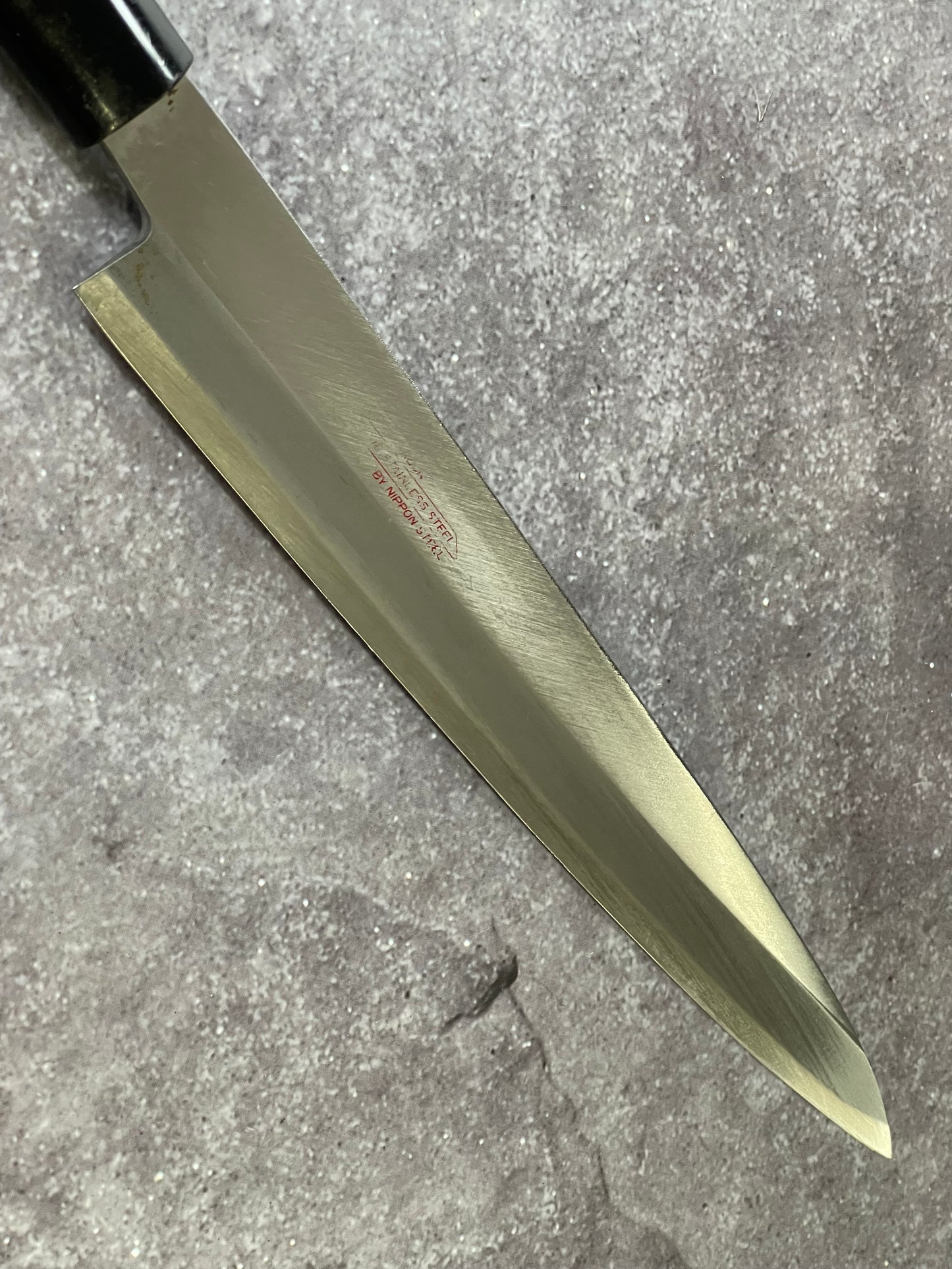 Vintage Japanese Yanagiba Knife 200mm  Made in Japan 🇯🇵 Carbon Steel 1683