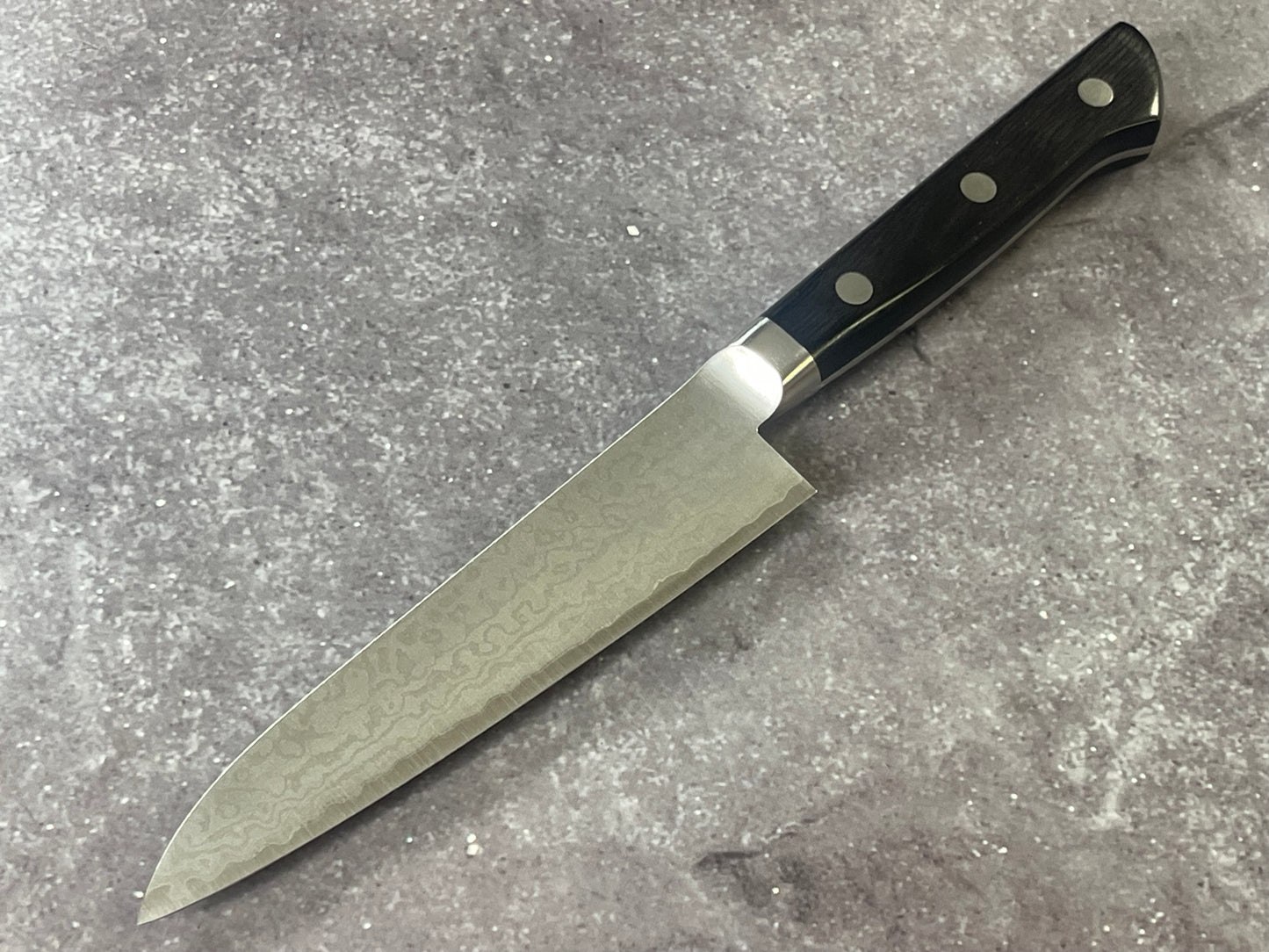 Tsunehisa VG-10 Damascus Petty 120mm Oak Handle Made in Japan 🇯🇵
