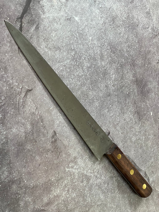 Vintage Japanese Sujihiki Knife 240mm Made in Japan 🇯🇵 1633